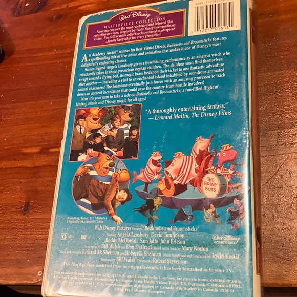 Bedknobs and Broomsticks Disney Masterpiece VHS016 - Picture 4 of 5